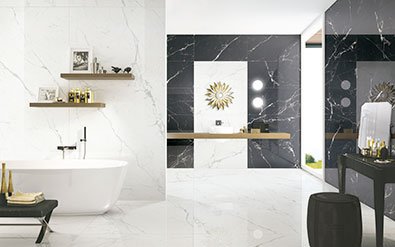 IGA MarbleStyle | Badezimmer schwarz-weiss